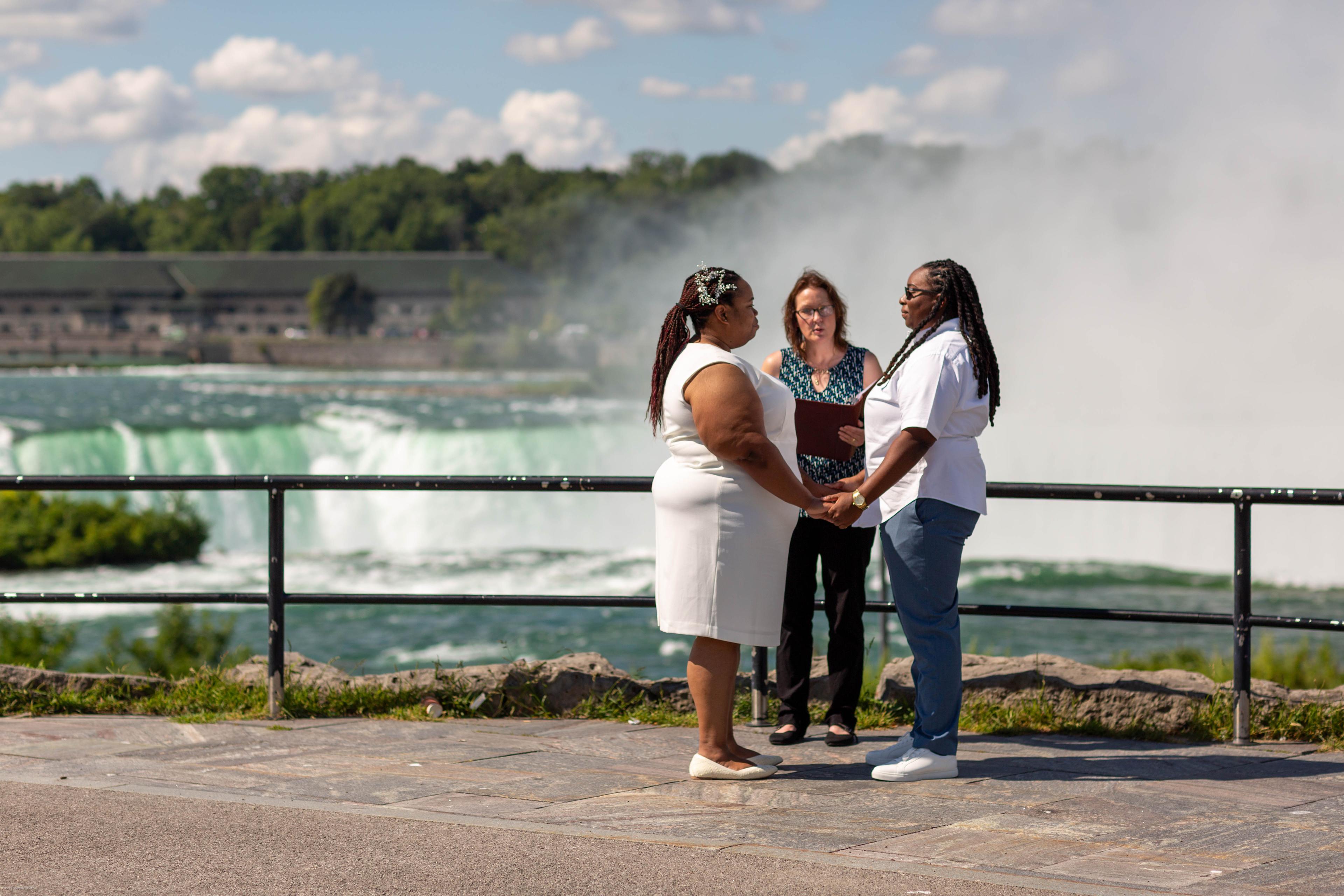 Junelle & Arielle Elopement Session Niagara Falls NY